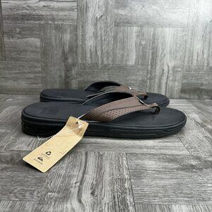 QuickSilver Captain Hydrosquish Men's size 12 Thong Sandal Brown